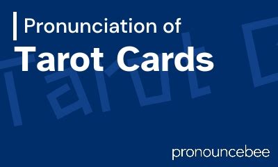 Listen to the audio pronunciation in the Cambridge English Dictionary. . Pronunciation of tarot